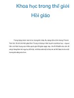 Khoa học trong thế giới Hồi giáo ppsx