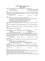 ĐỀ THI THỬ ĐẠI HỌC SỐ 8 ppt