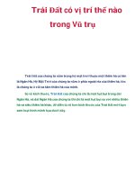 Trái Đất có vị trí thế nào trong Vũ trụ pdf