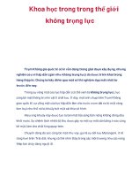 Khoa học trong trong thế giới không trọng lực doc