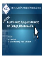 Lập trình ứng dụng Java Desktop với SwingX, Hibernate+JPA potx