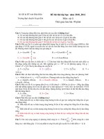 Đề thi thử đại học năm 2010_2011 Môn: vật lí doc