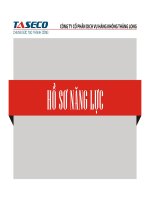 CÔNG TY cổ PHẦN DỊCH vụ HÀNG KHÔNG THĂNG LONG hồ sơ NĂNG lực