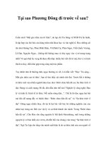 Tại sao Phương Đông đi trước về sau? ppsx