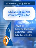 Kết nối với CSDL bằng ADO trên môi trường Visual Basic potx
