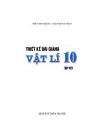 Thiết kế bài giảng vật lý 10 tập 1 part 1 pptx