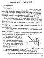 Hình học họa hình - Phần 1 Phương pháp hình chiếu thẳng góc - Chương 6 pps