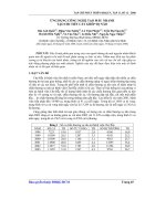 Báo cáo nghiên cứu khoa học: 