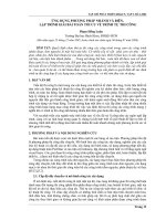 Báo cáo nghiên cứu khoa học: 