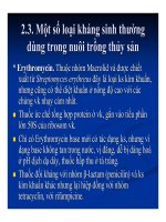 Bệnh học thủy sản : Các loại thuốc thương dùng part 3 potx