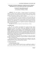 Báo cáo nghiên cứu khoa học: 