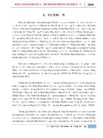 BÁO cáo ĐÁNH GIÁ CẠNH TRANH TRONG 10 LĨNH vực của nền kinh tế 2010 cục quản lý cạnh tranh bộ công thương