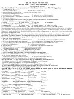 ĐỀ THI THỬ ĐH - CĐ NĂM 2011 Môn thi: TIẾNG ANH pot