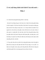 Cơ sở, nội dung chính sách kinh tế của nhà nước – Phần 2 doc