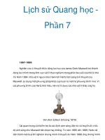 Lịch sử Quang học Phần 7 potx