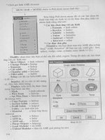 autocad cho hệ thống thiết kế phần 8 ppsx