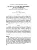 Báo cáo nghiên cứu khoa học: 