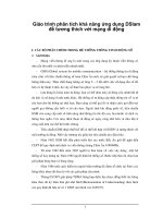 Giáo trình phân tích khả năng ứng dụng DSlam để tương thích với mạng di động p1 ppsx
