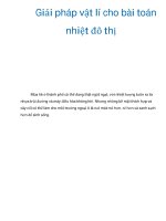 Giải pháp vật lí cho bài toán nhiệt đô thị doc