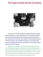 Thời gian có thay đổi tốc độ không ppsx