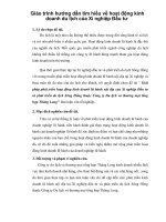 Giáo trình hướng dẫn tìm hiểu về hoạt động kinh doanh du lịch của Xí nghiệp Đầu tư phần 1 potx