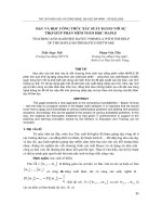 Báo cáo nghiên cứu khoa học: 