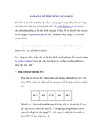 Giáo trình hệ điều hành - Bài 2 doc