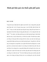 Đánh giá hiệu quả của thuốc giãn phế quản doc