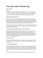 kỹ năng nghề nghiệp