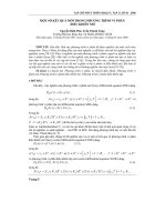 Báo cáo nghiên cứu khoa học: 