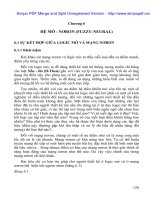 HỆ MỜ & NƠRON TRONG KỸ THUẬT ĐIỀU KHIỂN - TS. NGUYỄN NHƯ HIỀN & TS. LẠI KHẮC LÃI - 8 pptx