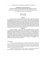 Báo cáo nghiên cứu khoa học: 