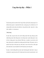 Ung thư dạ dày – Phần 1 ppt