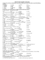 ĐỀ ÔN THI TNTHPT NĂM 2011 pps