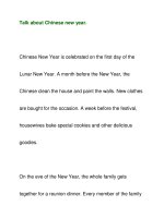 Talk about Chinese new year. pot