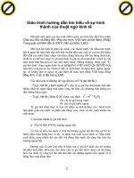 Giáo trình hướng dẫn tìm hiểu về sự hình thành của thuật ngữ kinh tế phần 1 pps