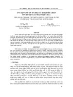 Báo cáo nghiên cứu khoa học: 