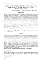 Báo cáo nghiên cứu khoa học: 