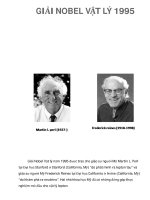 SỰ KIỆN NOBEL VẬT LÝ 1995 potx