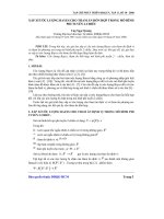 Báo cáo nghiên cứu khoa học: 