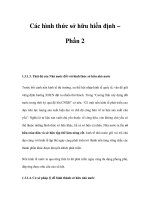 Các hình thức sở hữu hiến định – Phần 2 pps