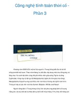 Công nghệ tính toán thời cổ Phần 3 pps