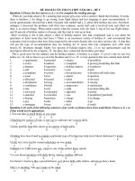 ĐỀ THI MẪU ÔN THI TN-THPT NĂM 2011 – ĐỀ 9 doc