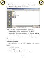 Giáo trình phân tích quy trình ứng dụng nguyên tắc lập trình trong access với PHP code p2 pptx