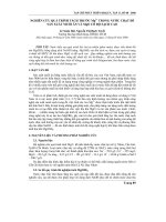 Báo cáo nghiên cứu khoa học: 