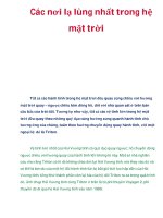 Các nơi lạ lùng nhất trong hệ mặt trời docx