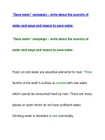 “Save water” potx