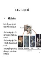 Bài giảng ĐỊA CHẤT CÔNG TRÌNH - Chương 2 ppt