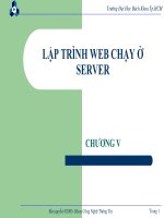 BÀI GIẢNG LẬP TRÌNH MẠNG_CHƯƠNG 5A ppsx