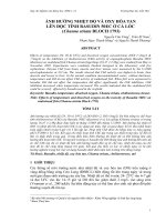 Báo cáo nghiên cứu khoa học: 